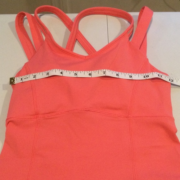 Lululemon Happy Strappy Pink Lemonade Tank. Size 4 - Picture 2 of 4